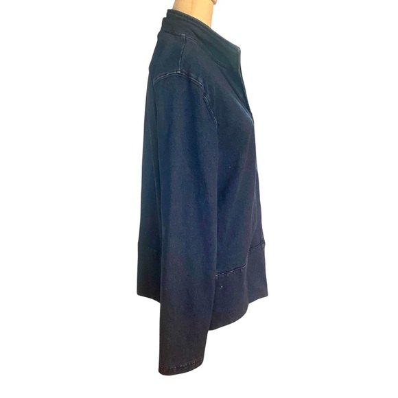 Orvis Women’s  Blue Denim Jacket Size M Full Zip Stretch Casual Outdoors Spring - Picture 6 of 13